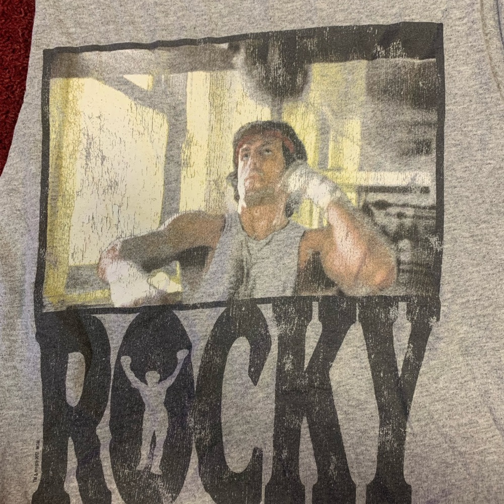 90’s vintage cut tank rocky - Picture 6 of 6